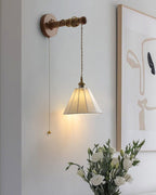 Coca Wall Lamp Pleated Cone