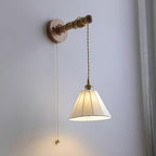 Coca Wall Lamp Pleated Cone