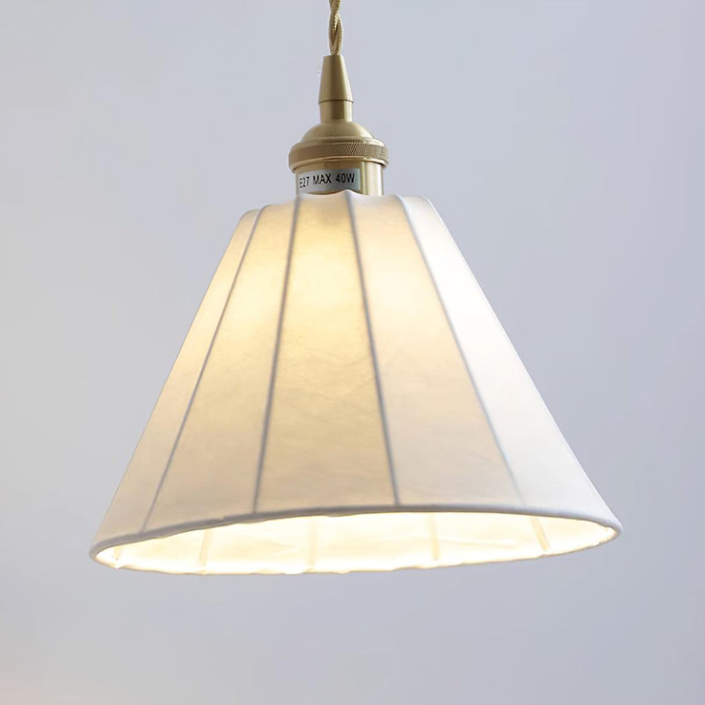 Coca Wall Lamp Pleated Cone