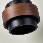 Ritta Black Travertine Ceiling Light
