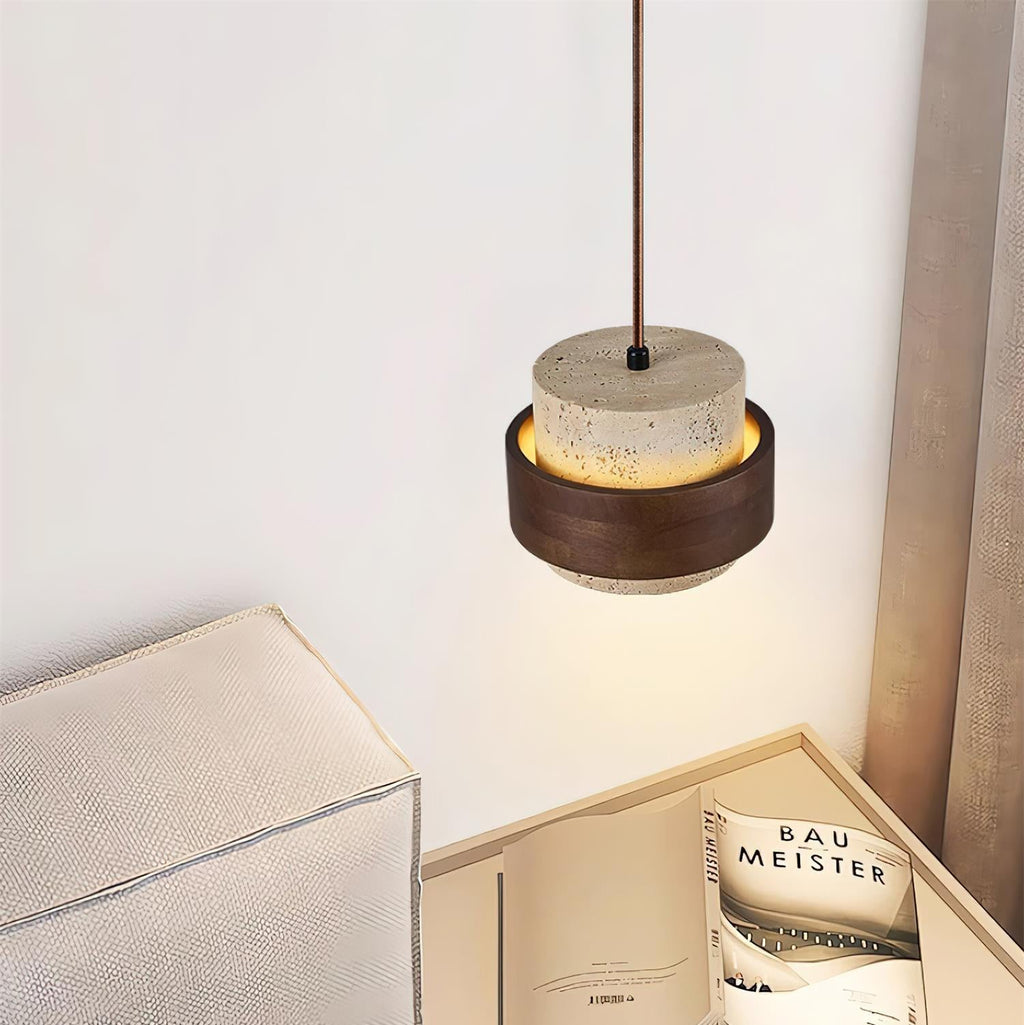 Ritta Pendant Light Travertine - image 5