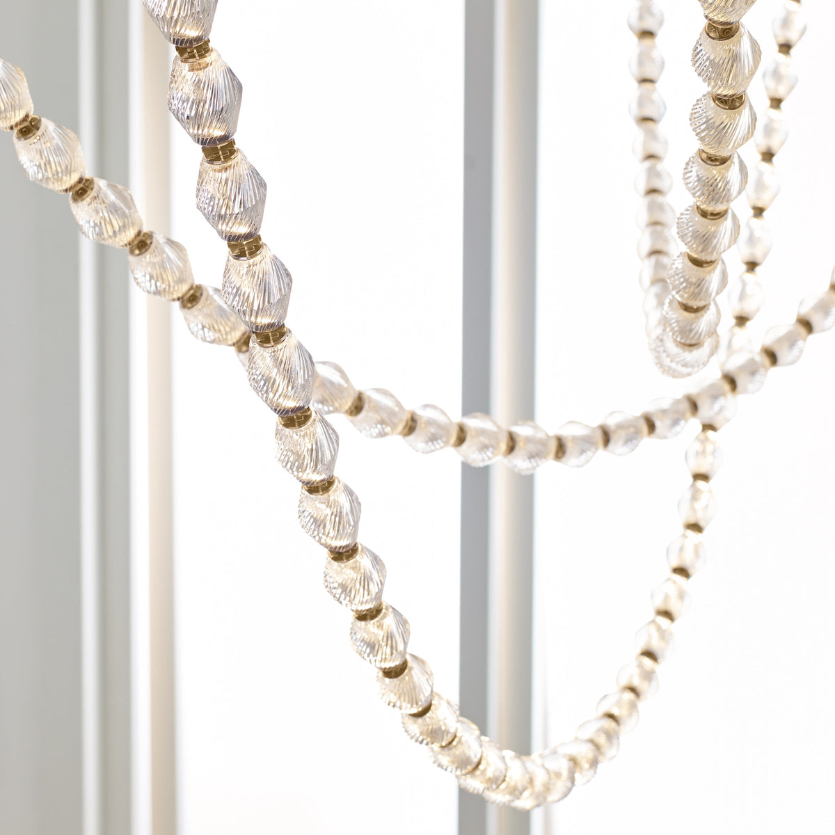Karma Modern Minimalist Glass Chandelier