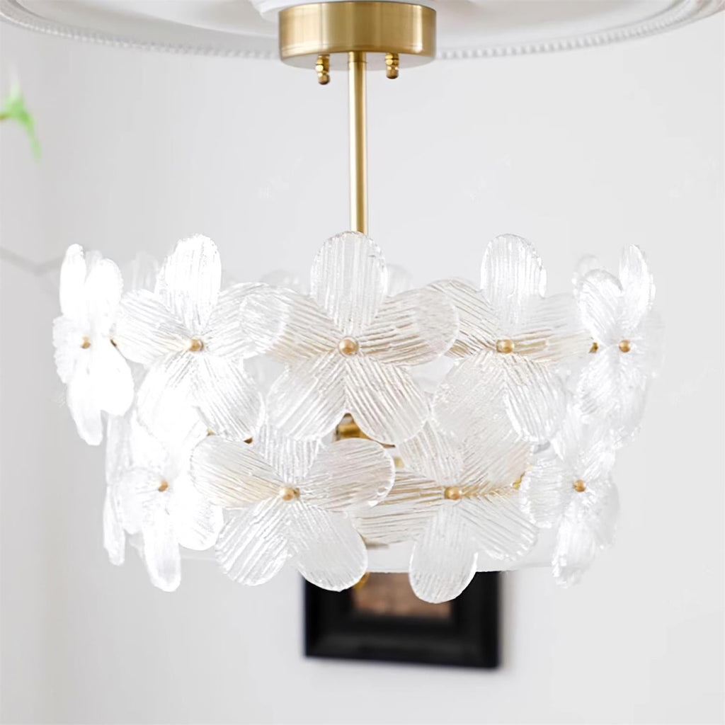Fionel Glass Semi-Flush Mount Ceiling Light