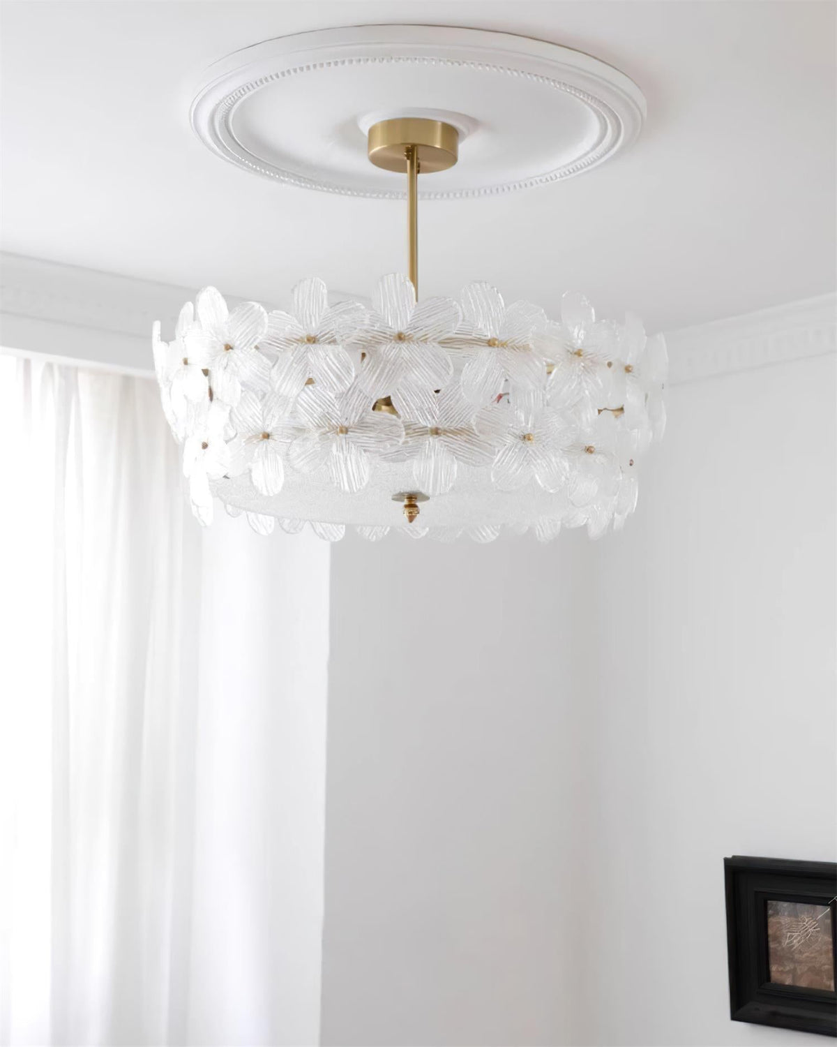 Fionel Glass Semi-Flush Mount Ceiling Light