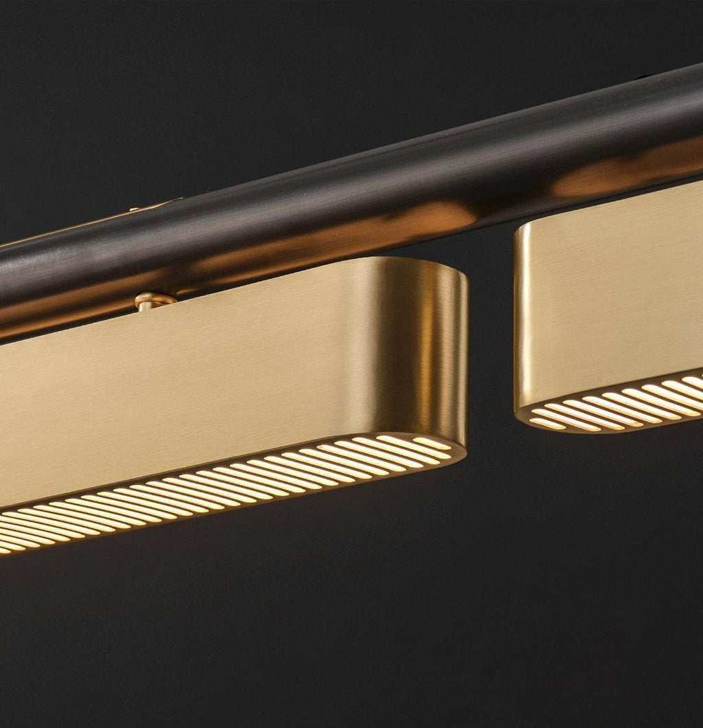 Elarain Brass Minimalist Pendant Light