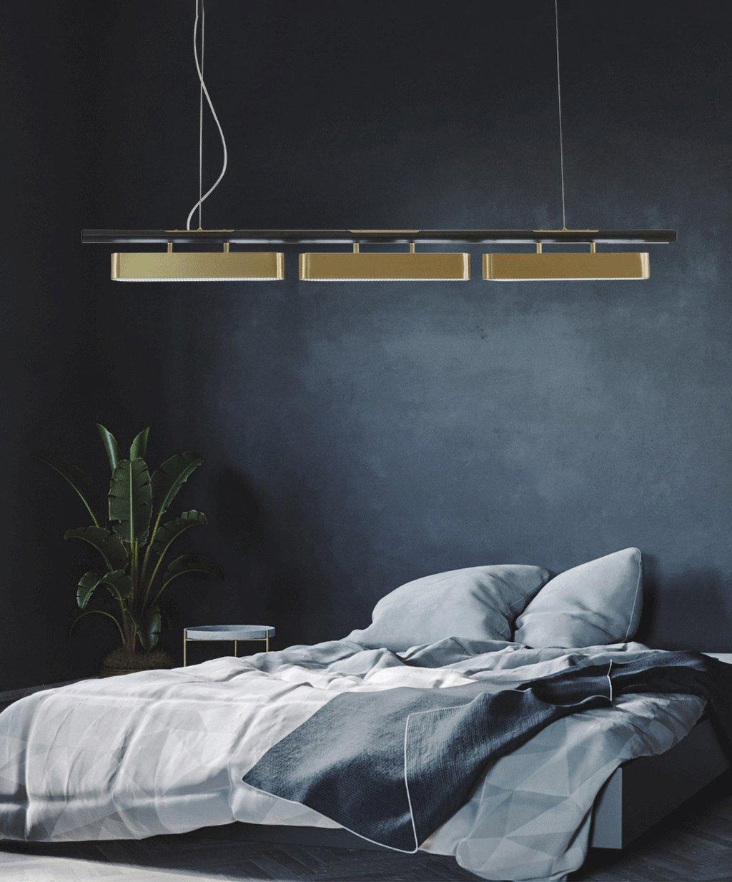 Elarain Brass Minimalist Pendant Light