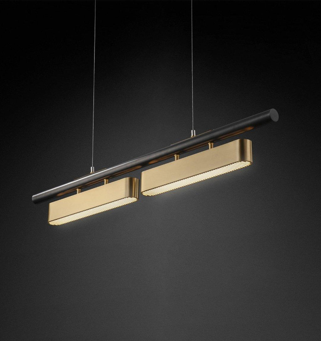 Elarain Brass Minimalist Pendant Light