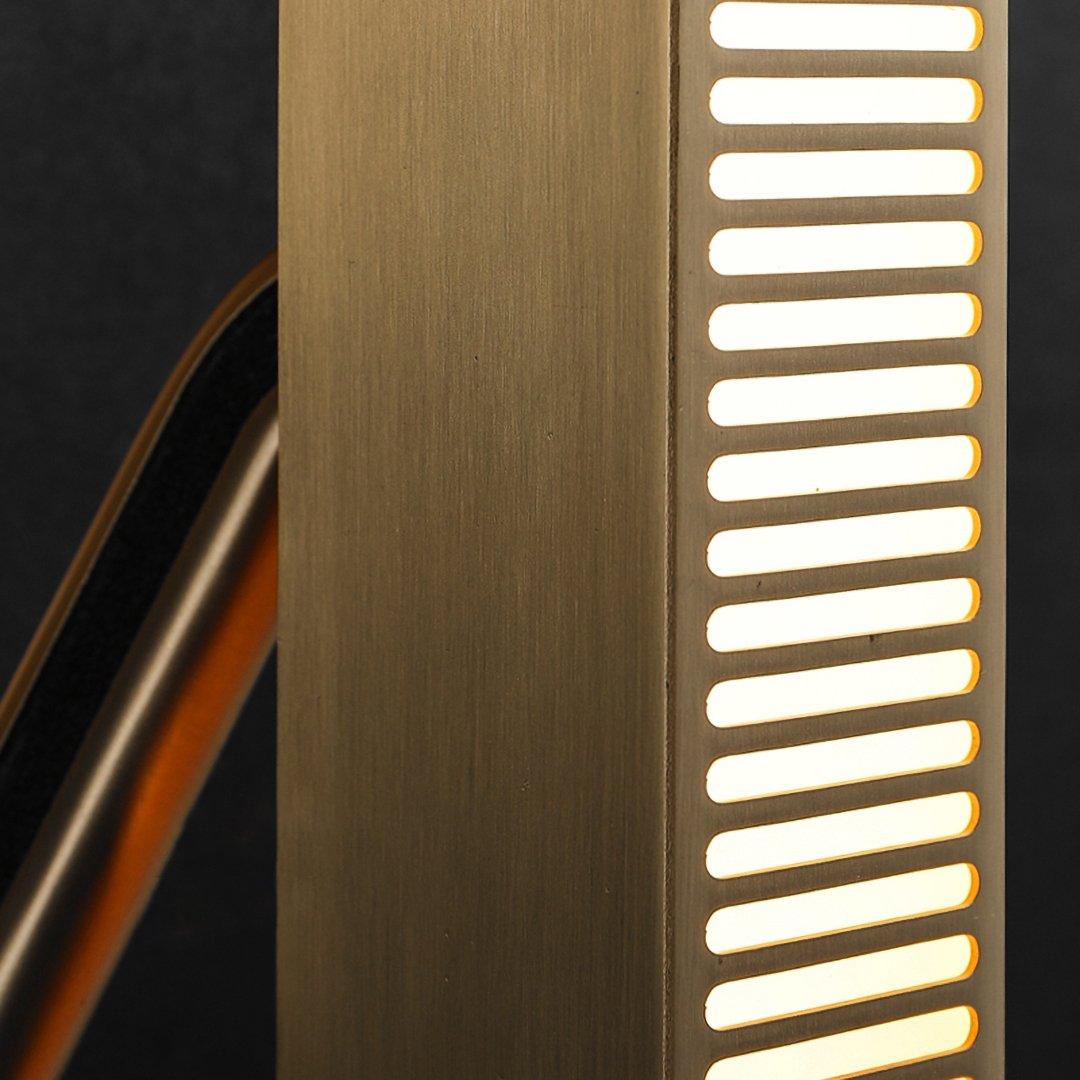 Lustra Wall Lamp Brass Slotted Grill