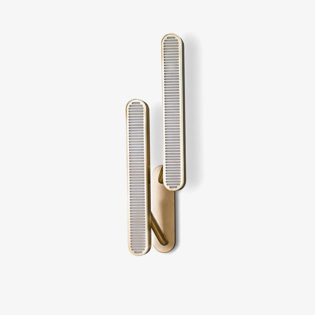 Lustra Wall Lamp Brass Slotted Grill