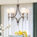Rift Vintage Luxury Glass Chandelier