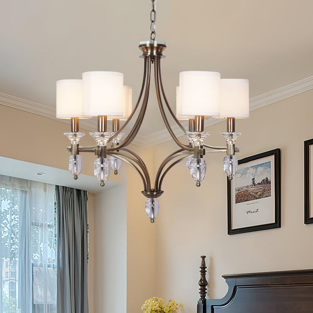 Rift Vintage Luxury Glass Chandelier