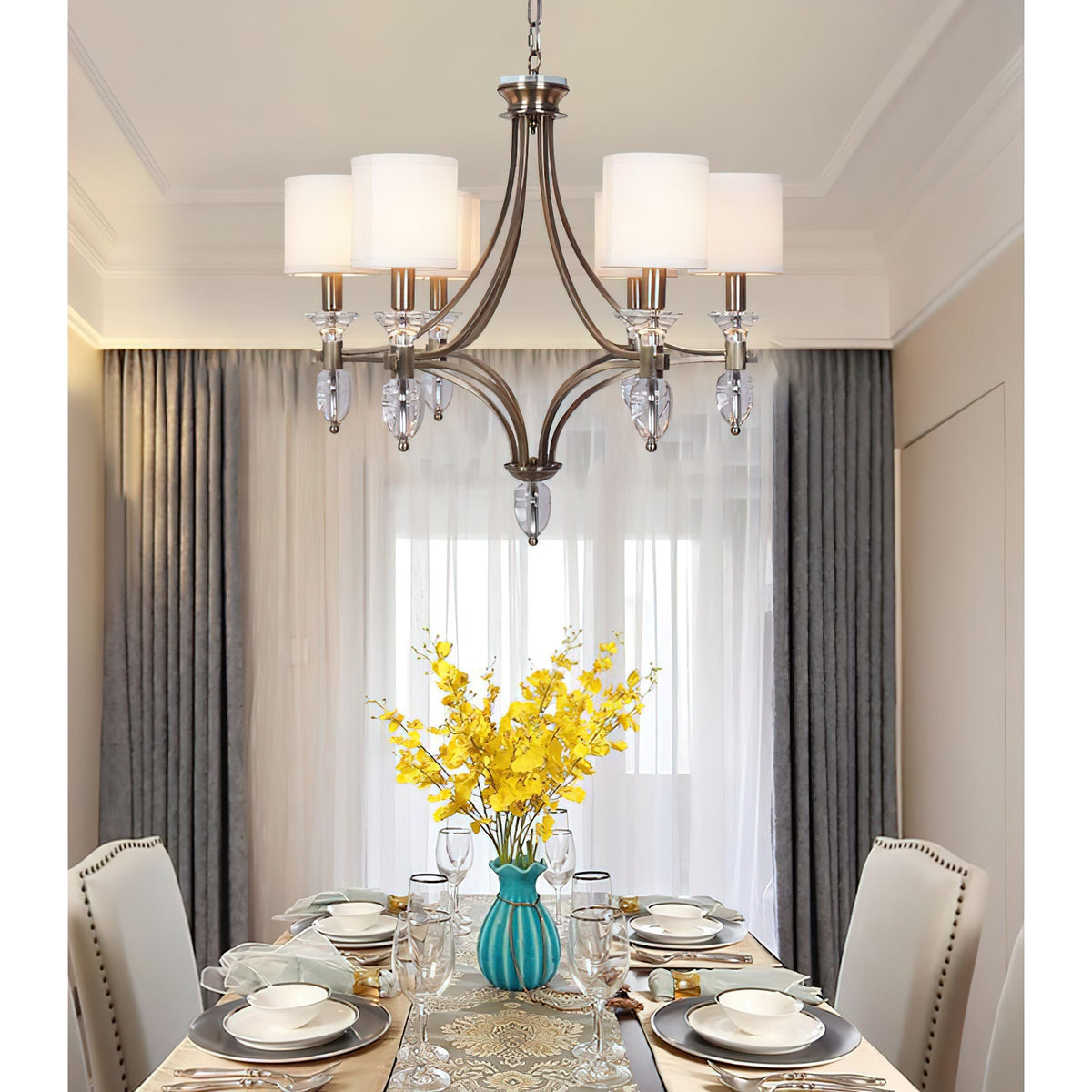 Rift Vintage Luxury Glass Chandelier