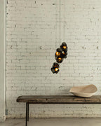 Zamarir Bubbles Cluster Glass Chandelier Staircase