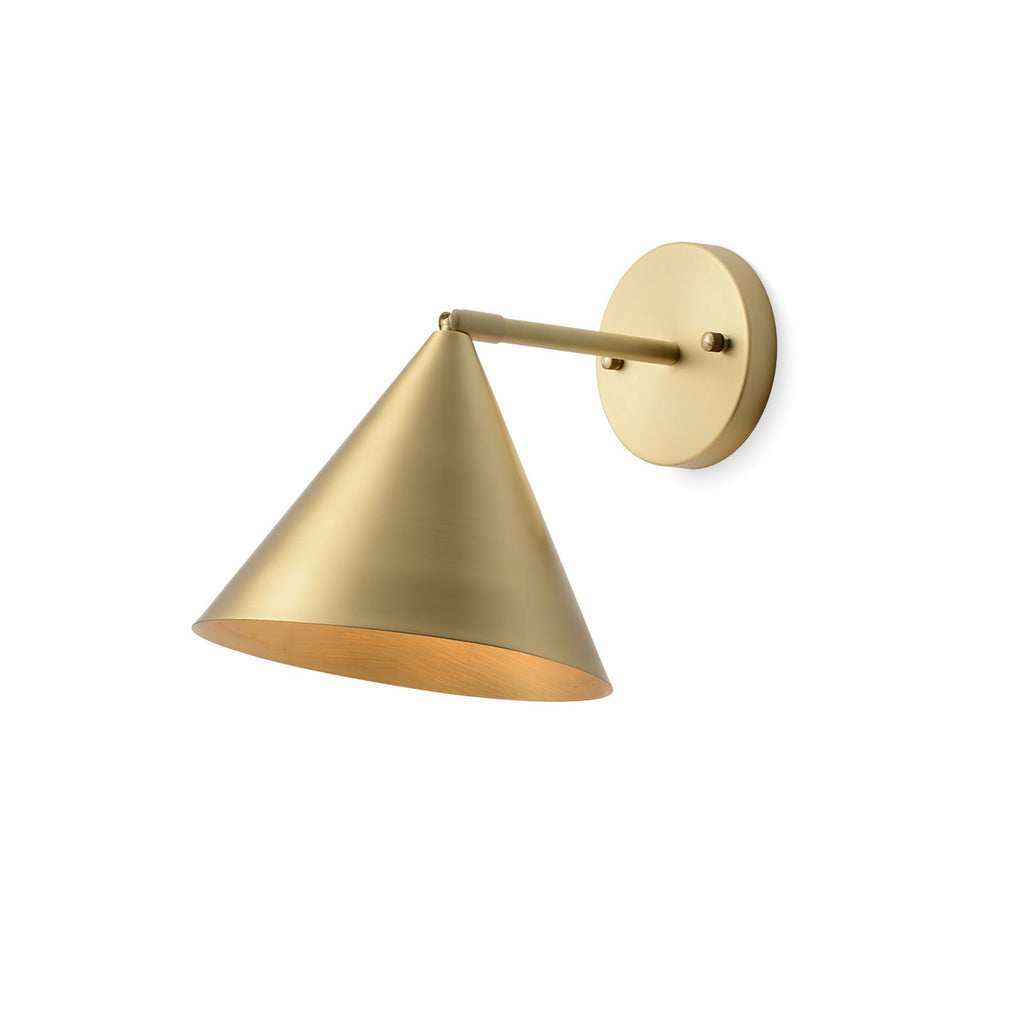 Lustra Wall Lamp Cone Brass Minimalist