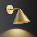 Lustra Wall Lamp Cone Brass Minimalist