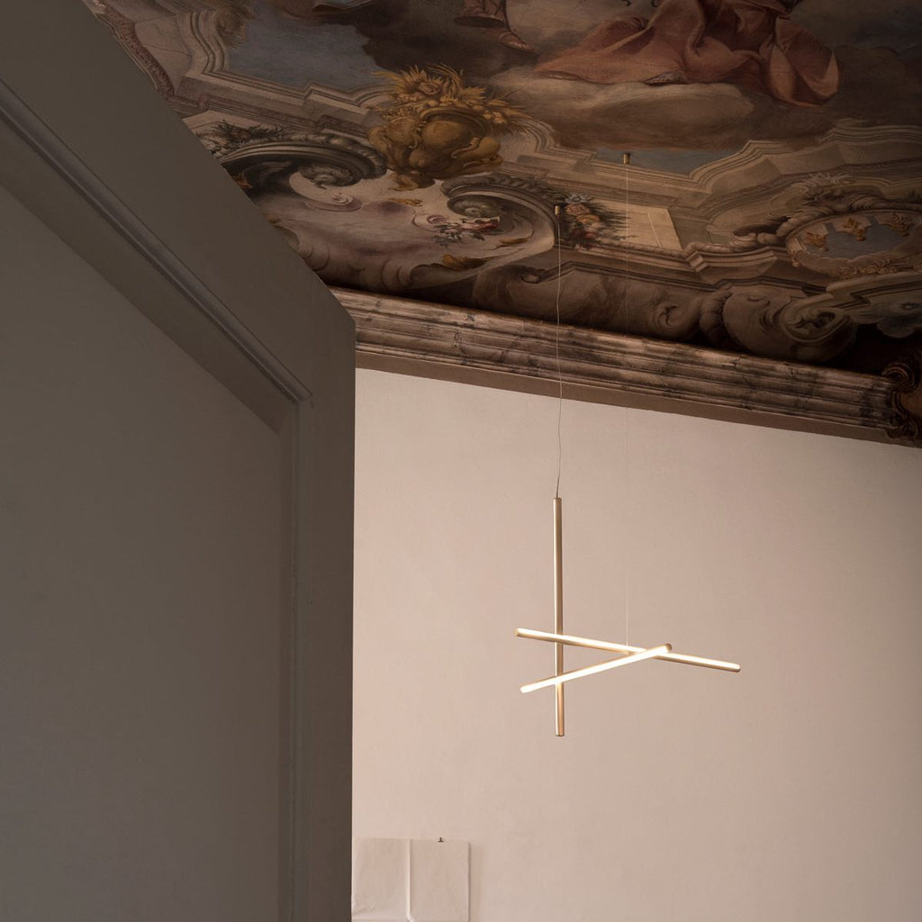 Breeze Modern Minimalist Classic Copper Chandelier