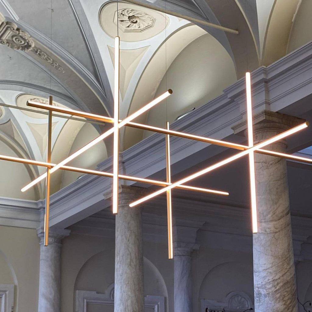 Breeze Modern Minimalist Classic Copper Chandelier