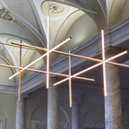 Breeze Modern Minimalist Classic Copper Chandelier