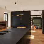 Breeze Modern Minimalist Classic Copper Chandelier