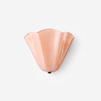 Corala Wall Lamp Fan-Shaped Pastel Glass