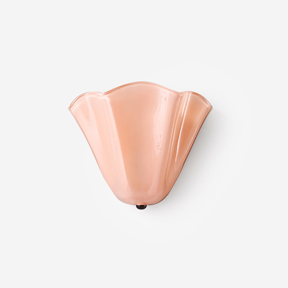 Corala Wall Lamp Fan-Shaped Pastel Glass