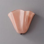 Corala Wall Lamp Fan-Shaped Pastel Glass