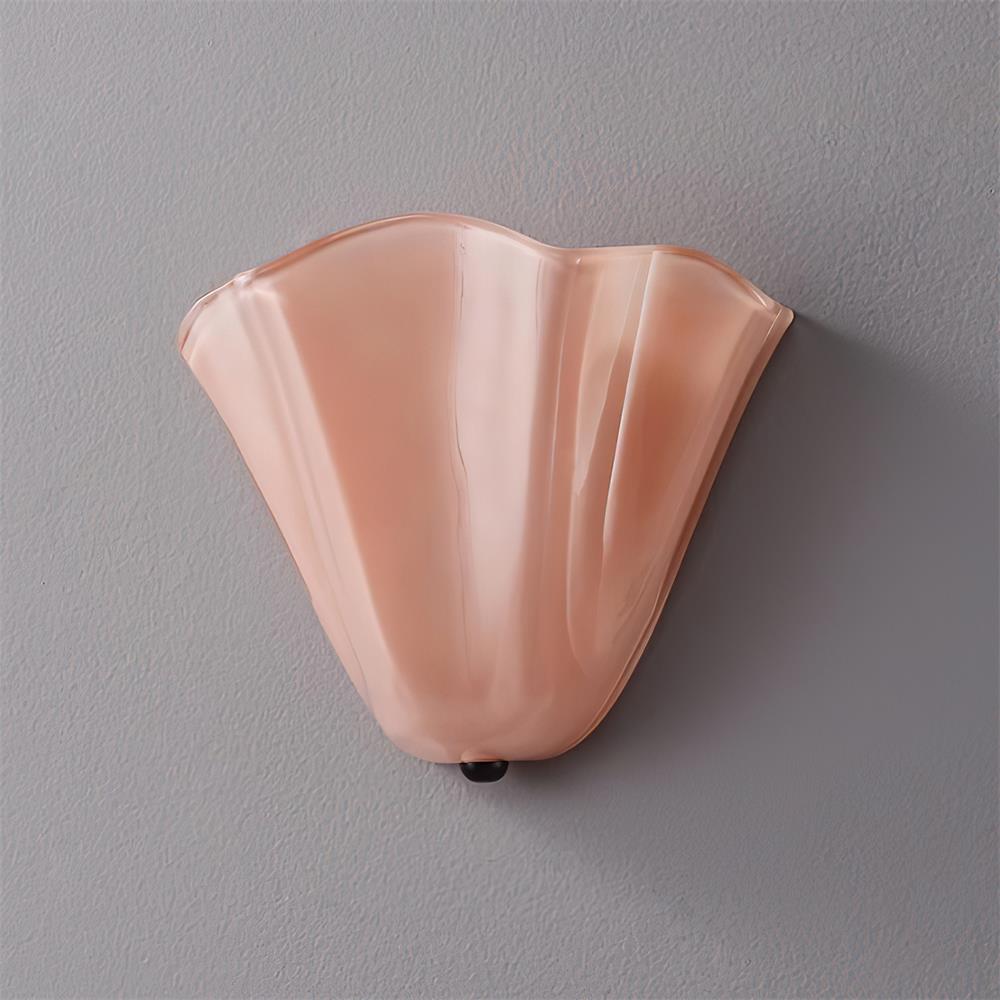 Corala Wall Lamp Fan-Shaped Pastel Glass