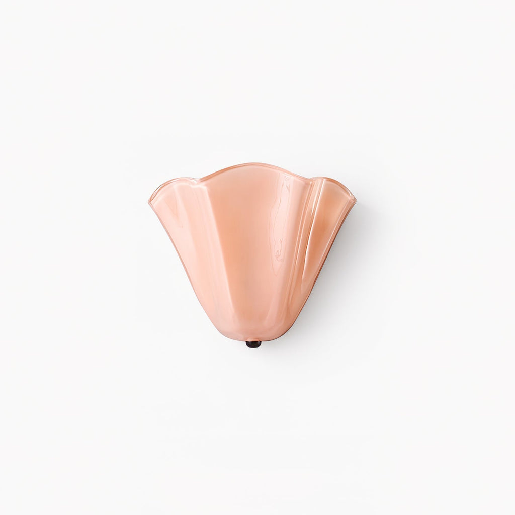 Corala Wall Lamp Fan-Shaped Pastel Glass