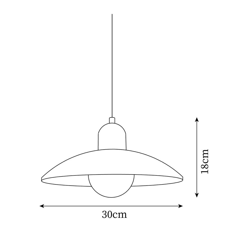 Norrin  Dome Pendant Light