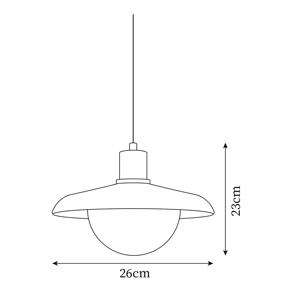 Norrin  Dome Pendant Light