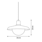 Norrin  Dome Pendant Light