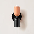 Lustra Wall Lamp Green Black Minimalist Plug-In