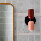 Lustra Wall Lamp Green Black Minimalist Plug-In