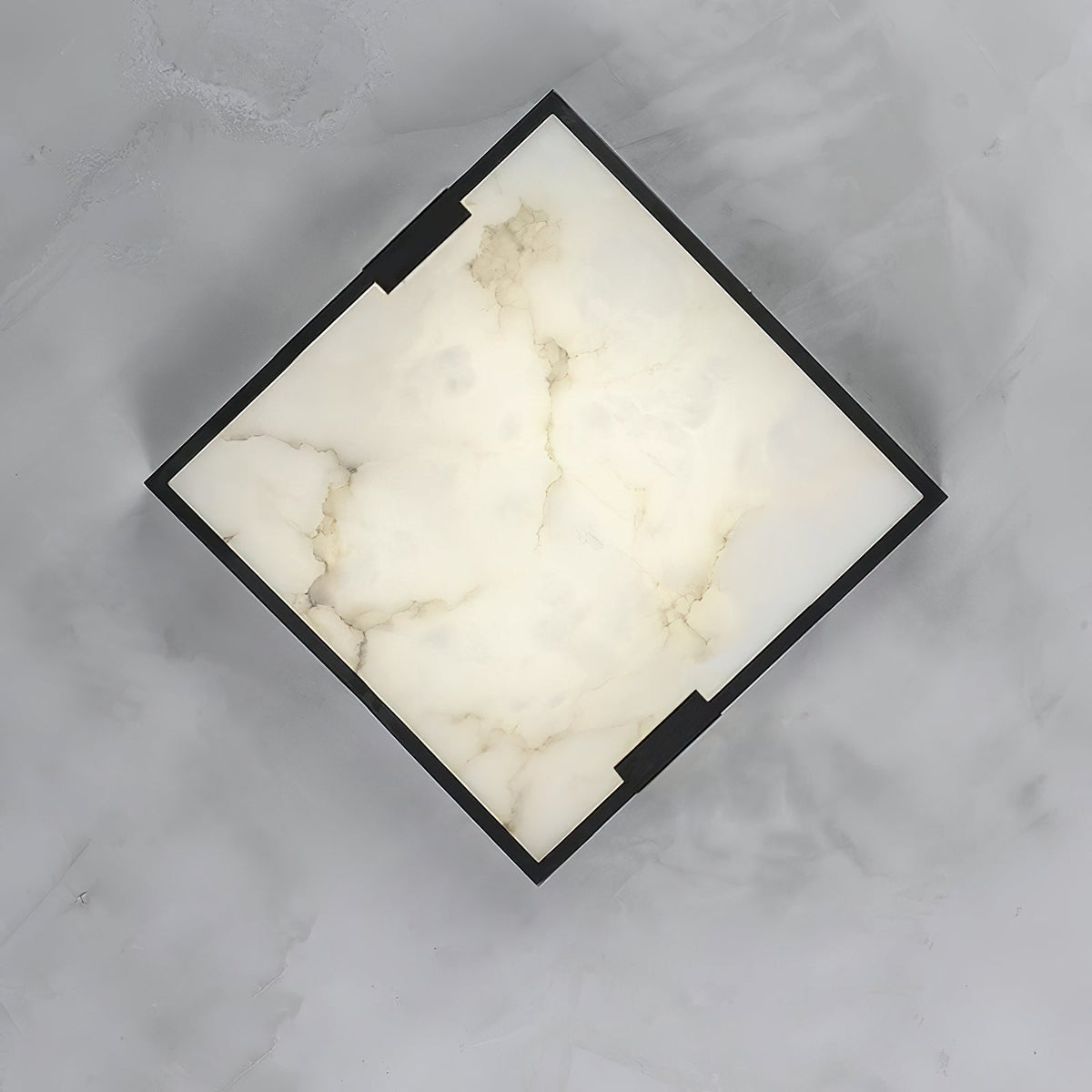 Muse Modern Minimalist Alabaster Flush Mount Ceiling Light