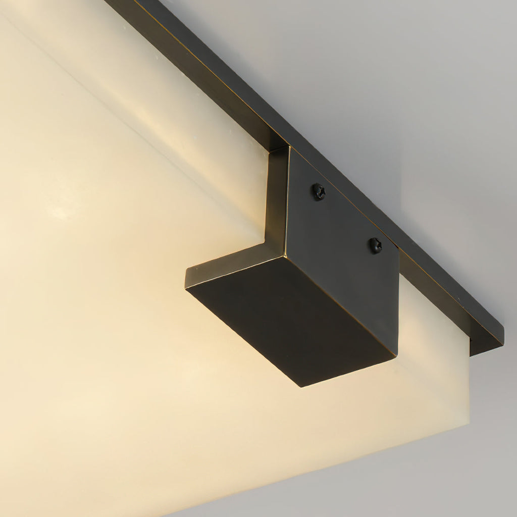 Muse Modern Minimalist Alabaster Flush Mount Ceiling Light