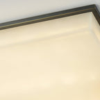 Muse Modern Minimalist Alabaster Flush Mount Ceiling Light