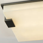 Muse Modern Minimalist Alabaster Flush Mount Ceiling Light