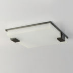 Muse Modern Minimalist Alabaster Flush Mount Ceiling Light