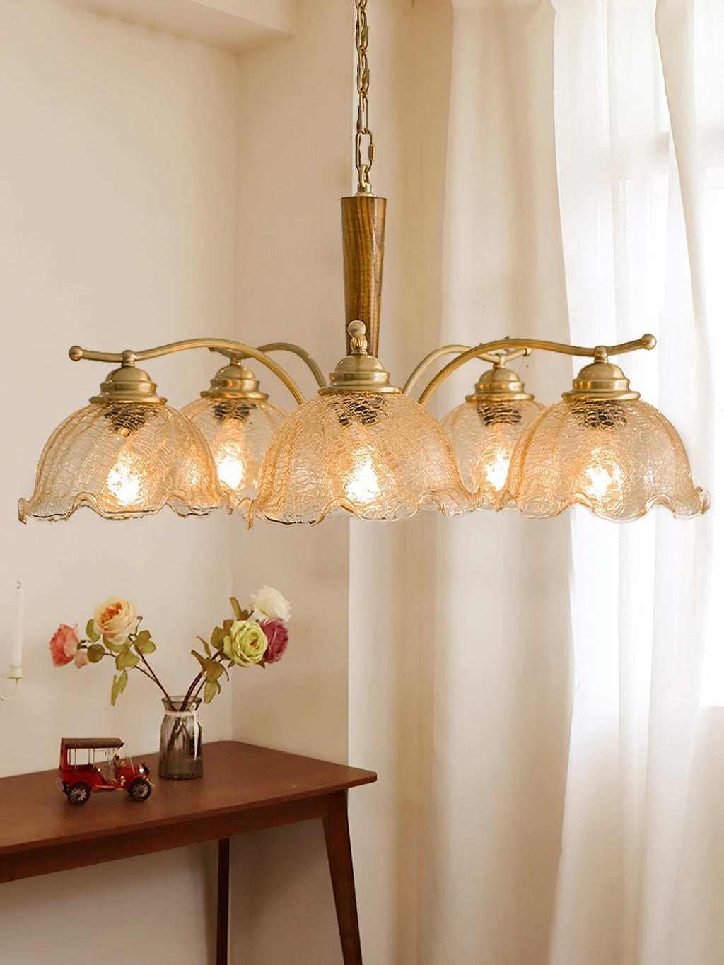 Ogle Individual Creativity Flower Glass Chandelier