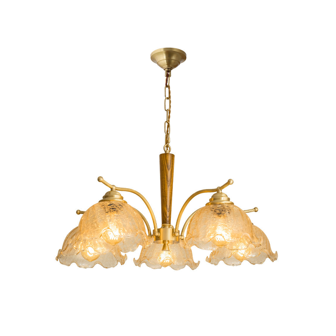 Ogle Individual Creativity Flower Glass Chandelier