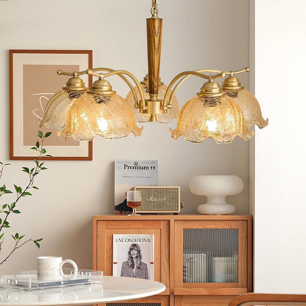 Ogle Individual Creativity Flower Glass Chandelier