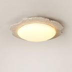 Crater Modern Travertine Ceiling Light