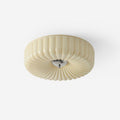 Mivone Cream Glass Flush Mount Ceiling Light