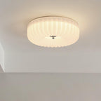 Mivone Cream Glass Flush Mount Ceiling Light