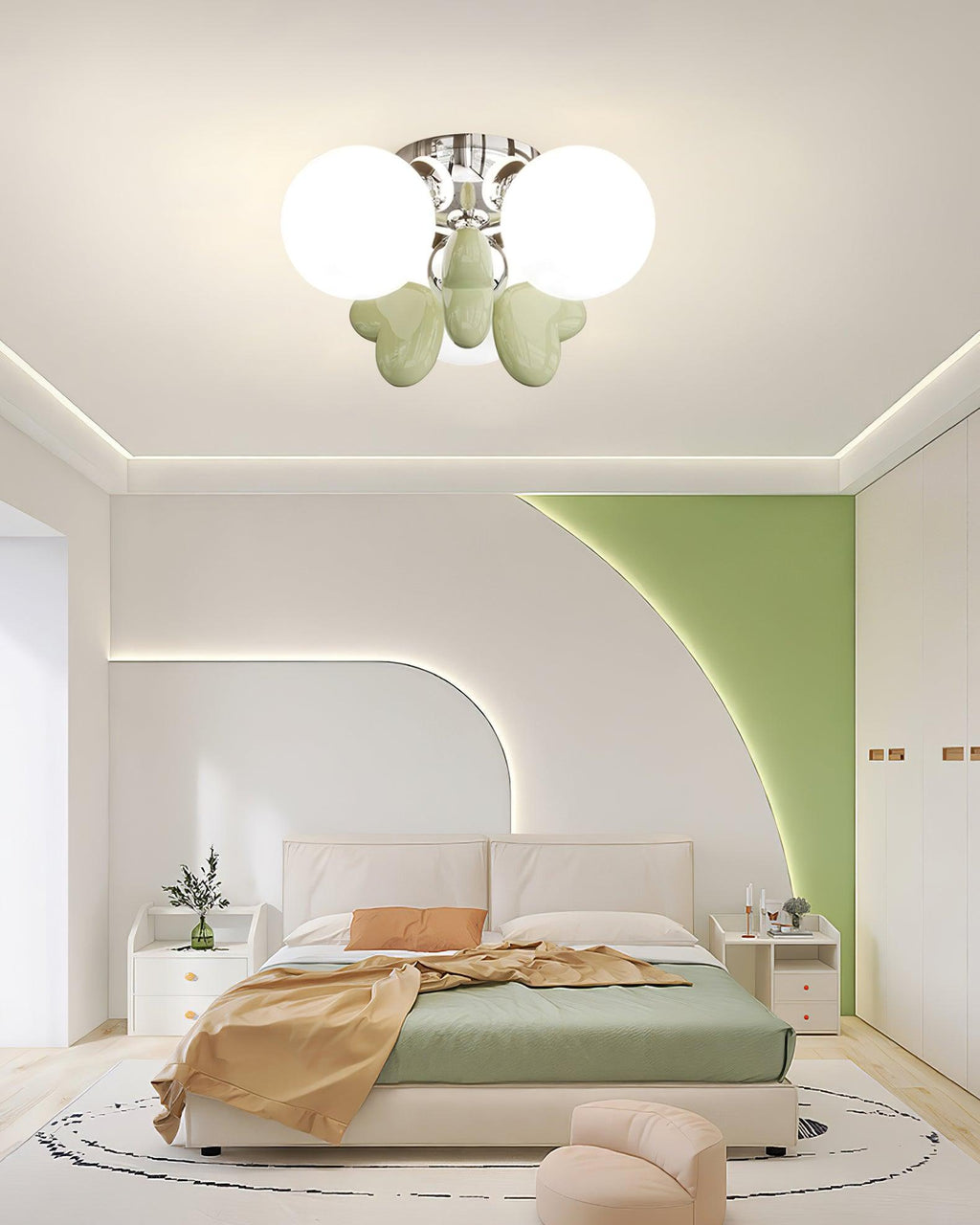 Nica Ceiling Light Cream Elegant Soft Glow