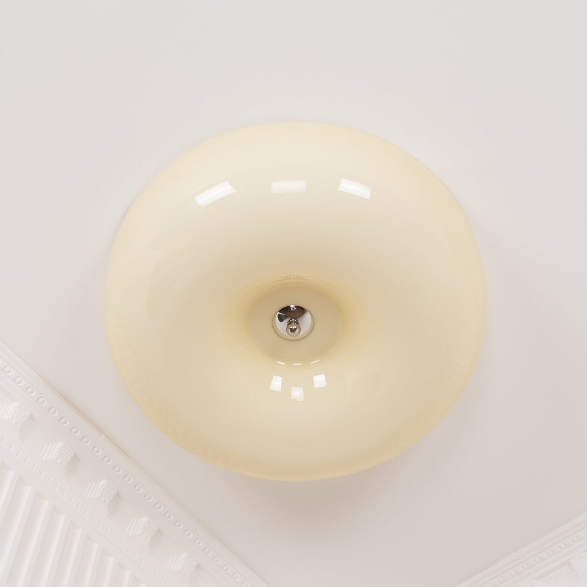 Ulsolir Premium Elegance Art Button Glass Ceiling Lamp