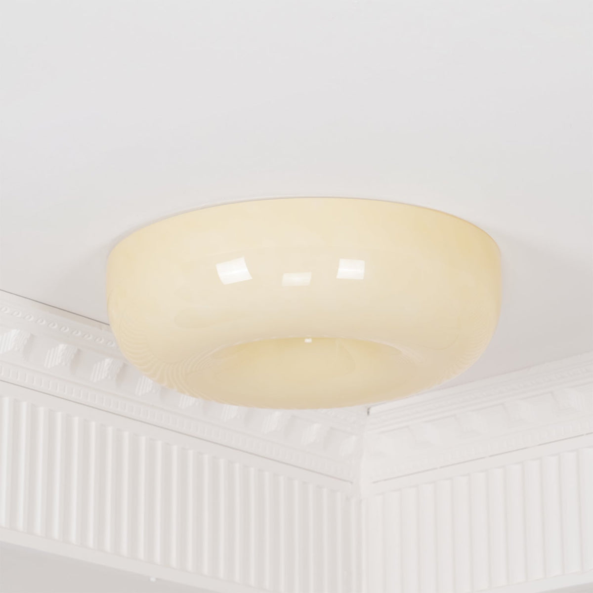 Ulsolir Premium Elegance Art Button Glass Ceiling Lamp