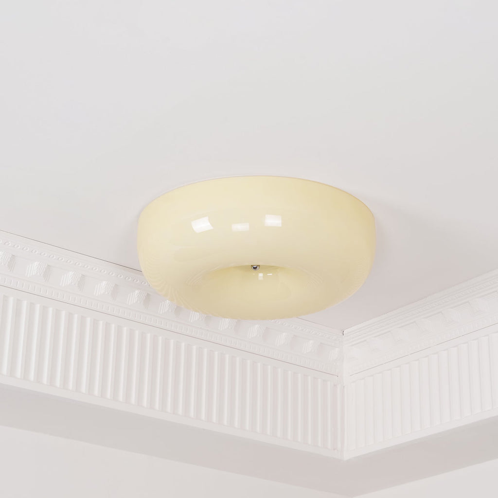 Ulsolir Premium Elegance Art Button Glass Ceiling Lamp
