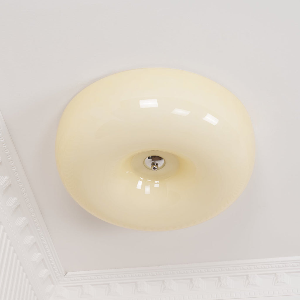 Ulsolir Premium Elegance Art Button Glass Ceiling Lamp