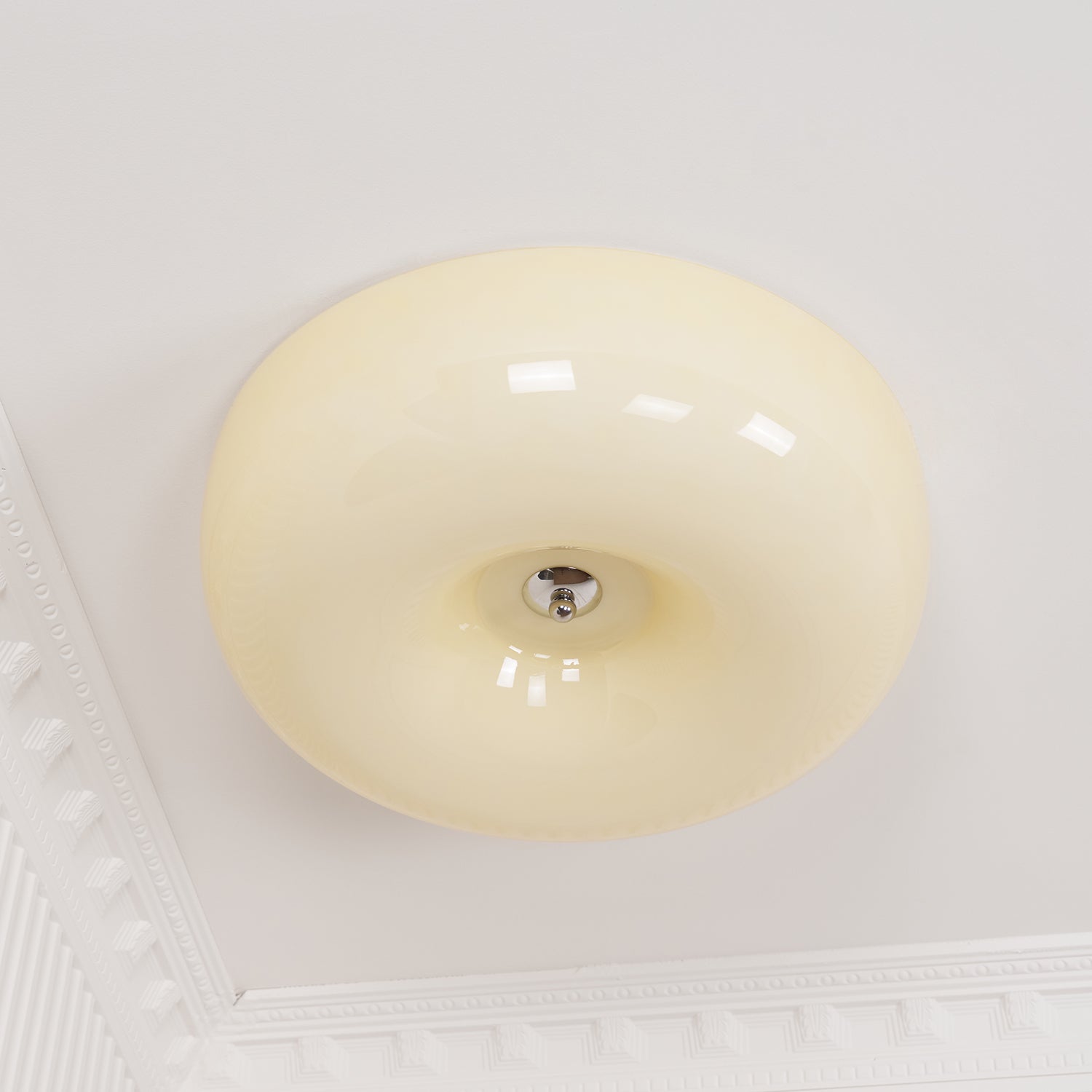 Ulsolir Premium Elegance Art Button Glass Ceiling Lamp